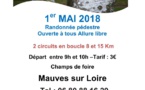 1er MAI 2018 :  Randonnée  annuelle Rèves de Loire